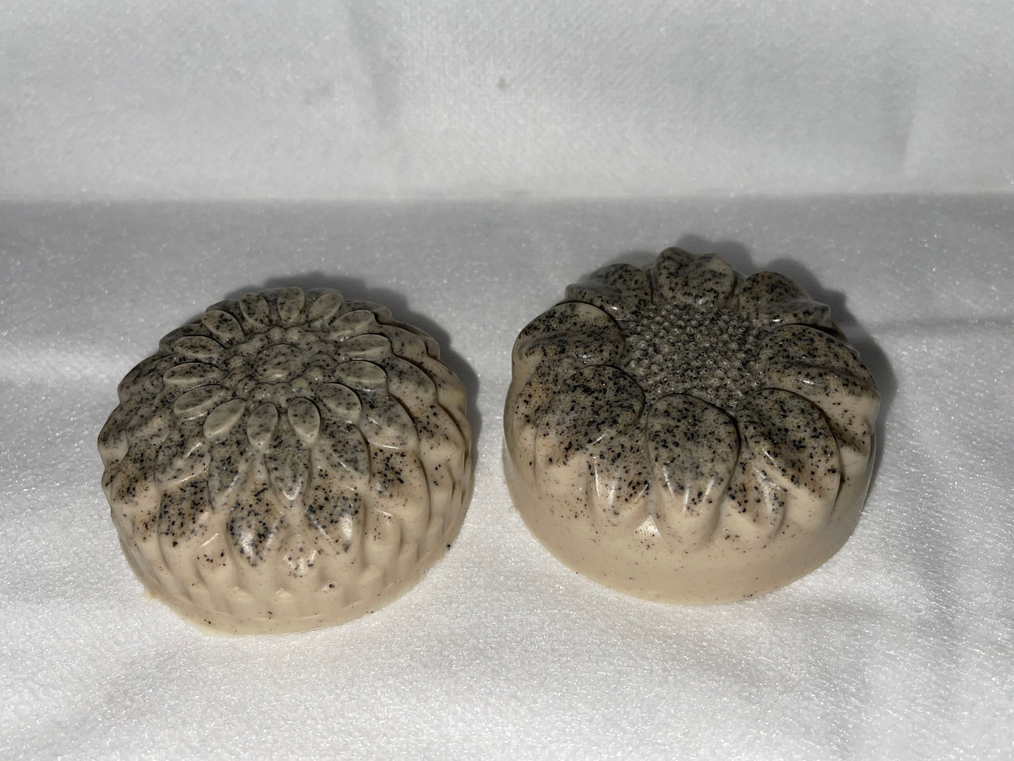 Crème brûlée coffee exfoliating energizing bar soap.