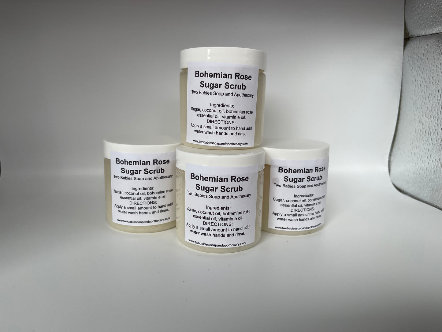 Bohemian Rose Sugar Srub