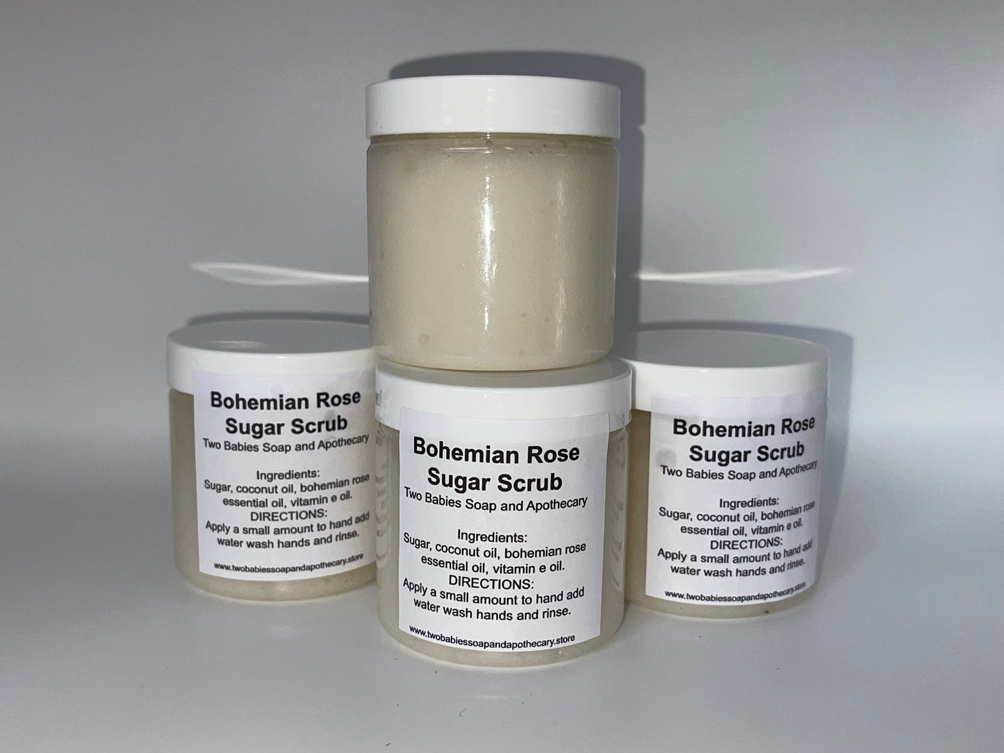 Bohemian Rose Sugar Srub