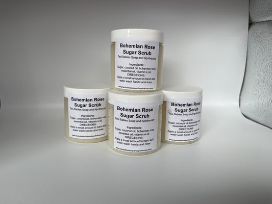 Bohemian Rose Sugar Srub